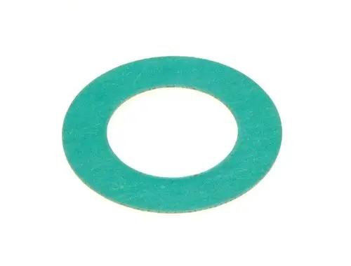 Blaue Dichtung von Bosch in Form eines dünnen Rings mit innerer Öffnung, geeignet für verschiedene technische Anwendungen.